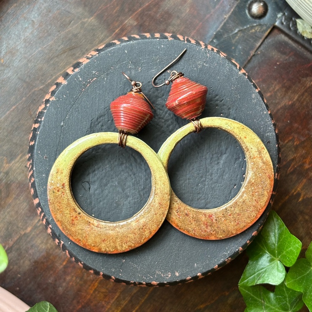 Funky Boho Hoop Earrings